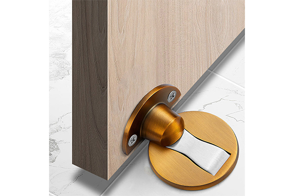 Magnetic Stainless Steel Door Stopper Easy Installation Modern Design For Hotel Use Door Stopper Bedroom Door Stop