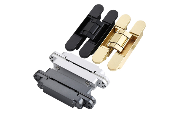 Multi-Function Concealed Hidden Door Hinge Easy Installation H Shape Folding Adjustable For Traditional Wooden Door