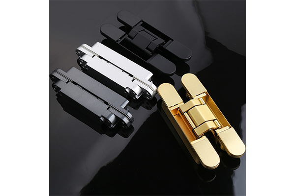 Multi-Function Concealed Hidden Door Hinge Easy Installation H Shape Folding Adjustable For Traditional Wooden Door