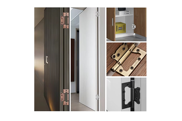 High Quality 5inch Flush Door Hinge Stainless Steel Modern Concealed Butterfly Design Fire-Rated Brass for Wooden Windows