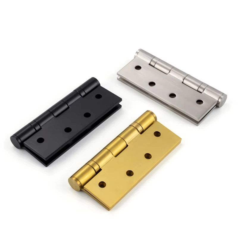 Heavy Dut Stainless Steel 2 Ball Bearing Furniture Door Hinges Modern Design Cabinet Metal Pivot Door Hinge Hardware Accessories